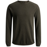 JACK & JONES Herren Strickpullover Rundhals Basic Langarm Sweater