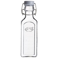Kilner Glasflasche mit Bügelverschluss eckig 0,3 Liter