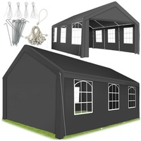Tectake tectake® Pavillon, 6x4m mit 4 Seitenteilen