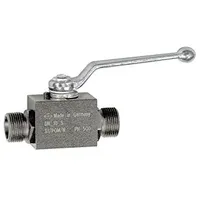 Riegler Kugelhahn, Hochdruckausführung, schwere Reihe, Stahl, M16x1,5