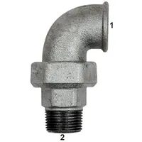 Riegler Verschraubung Bogen 98, IG/AG, Rp 1, R 1,