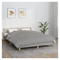 VidaXL Gewichtsdecke Grau 220x230 cm 11 kg Stoff