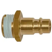 Riegler Nippel, NW 7,2 - 7,8, Messing blank, G