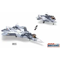 SLUBAN BRICKS Model Bricks Düsenjäger Modell 57 893-tlg. M38-B0986