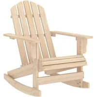 VidaXL Adirondack-Schaukelstuhl Massivholz Tanne