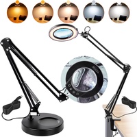 Vevor 64 LED Lupenleuchte Lupenlampe Arbeitsleuchte mit Ständer Arbeitsplatzlampe