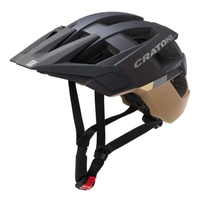 CRATONI Fahrradhelm AllSet dark-sand matt SCHWARZ 54-58 CM