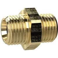 Riegler Doppelgewindenippel, zyl., G 1 a., G 1 1/4