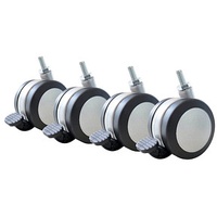 Kerkmann Rollen für Schreibtische Move 4, 1 Set