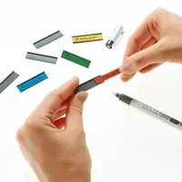 Magnetoplan Ferrocard-Etiketten 80 x 15 mm Gelb 115 Blatt