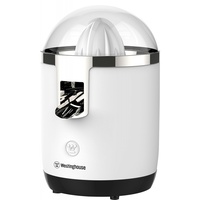 Westinghouse WKJM240WH Zitronenpresse Basic-Serie weiss, Entsafter, 70 W, Edelstahlsieb,