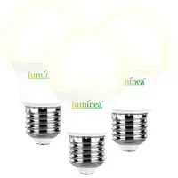 Luminea 3er-Set LED-Lampen E27, 8 W (ersetzt 75 W),