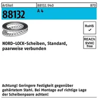 NORD-LOCK Scheiben geklebt NL 8 SS (8,7 x 13,5