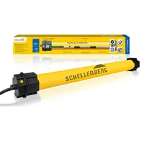 Schellenberg Rohrmotor für 60 mm Welle, Komplettset mit Wandlager