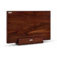Schneidboard Nussbaum Inkl. Halter - Design Schneidebrett Aus Holz
