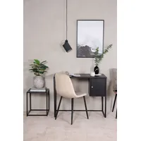 VCM ebuy24 Schreibtisch, Schwarz, 95x75x45 cm, Arbeitszimmer, Schreibtische, Bürotische