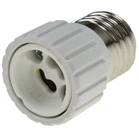 ChiliTec Lampensockel-Adapter, Keramik E27 auf GU10