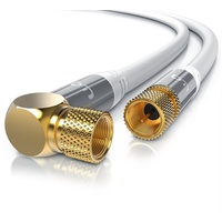 Primewire SAT-Kabel, Koax, F-Stecker, HDTV SAT Koax Kabel 90°