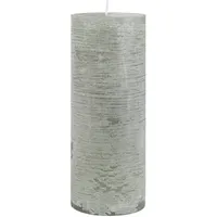 Ib laursen Rustikale Stumpenkerze 18 cm grau
