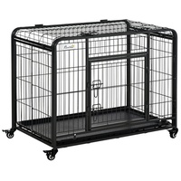 PawHut Hundekäfig Metall PP