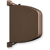Schellenberg Aufschraubwickler aufklappbar Mini braun ohne Rolladengurt