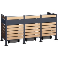 Westmann Planum Metall 3 x 240 l Holzoptik
