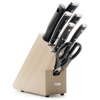 Wüsthof Classic Ikon Messerblock mit 7 Artikeln, Braun