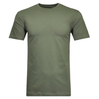 RAGMAN Longshirt RAGMAN, Herren, Gr. 6XT, grün (oliv), Baumwolle,