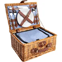 H&D Manufaktur eGenuss Picknickkorb für 2 Personen mit Kühlfach
