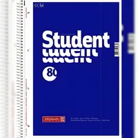 Brunnen Collegeblock Student A4 liniert Blau