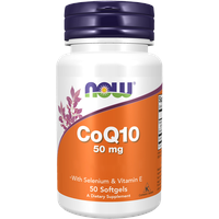 NOW Foods CoQ10 50 mg 50 Weichkapseln