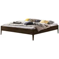 Hasena Lounge Pieve Bettgestell Massivholz - Braun