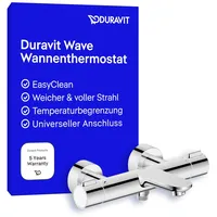 Duravit Wave AP, Ab- und Umstellventil, chrom