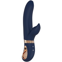 Dream Toys Goddess Collection Atropos Vibrator mit Klitoris-Stimulator blue