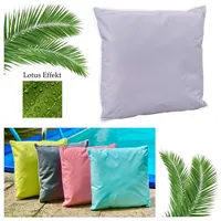 Heimtexland ® Outdoorkissen Dekokissen Lotus Effekt Schmutz- und Wasserabweisend