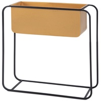 Wohnling Pflanzenständer Metall gold rechteckig 60,0 x 60,0 cm