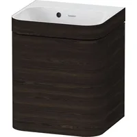 Duravit Happy D.2 Plus Möbelwaschtisch c-bonded mit Unterbau, wandhängend