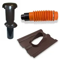 Klüber - Klöber-Set5 Dachentlüftung DN100 braun Frankfurter Pfanne Rohr