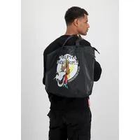 Alpha Industries Wolfhounds Zip Shopper praktische Einkaufstasche black
