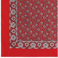 Modas Viereck-Halstuch Paisley, Farbe:rot - Einheitsgröße