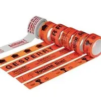 Einviro pack Warn-Klebeband 50mmx66m -Oben-