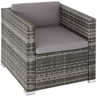Tectake Rattansessel Lignano 70 x 69 x 65 cm