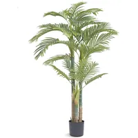 Vevor Goldfruchtpalme Künstlich 1030x1030x1981mm Kunstpflanze PE Künstliche Pflanzen Plastikpflanzen