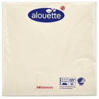 Alouette Serviette creme - 30.0 Stück