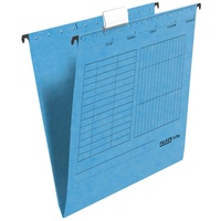 Falken 25x Hängemappe UniReg, 230g/m2-Kraftkarton, seitlich offen Blau