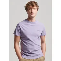 Superdry Vintage Logo Embroidered Kurzarm-T-Shirt Iris Purple Marl L