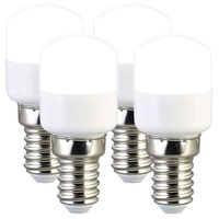 Luminea 4er-Set LED-Kühlschranklampen, E14: T25, 150 lm, 2 W