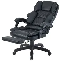 Trisens Chefsessel Leder Schwarz