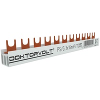 Doktorvolt 3P Phasenschiene Gabel 11-polig 16mm2 PS/G Schiene Sammelschiene