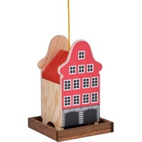 Dobar Buntes Vogelfutterhaus Rothenburg 19 cm x 19 cm